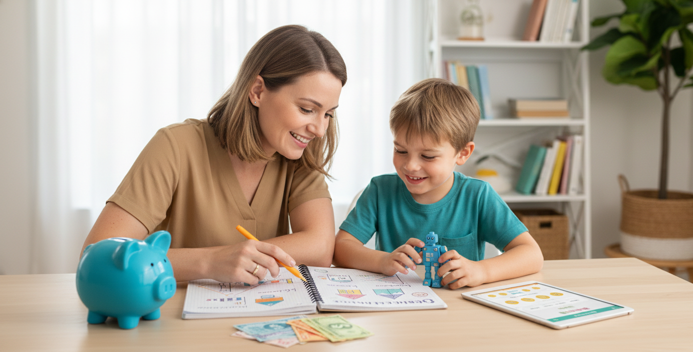 Kid Wealth Hub hero illustration